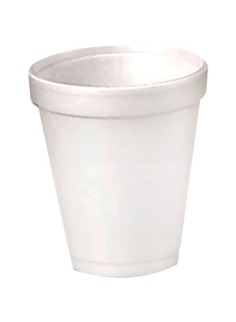25-Piece Foam Cup White 4ounce