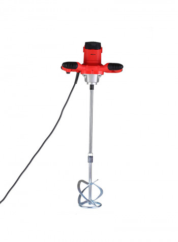 Handheld Electric Cement Mixer Stirrer Silver/Red 4.399kg