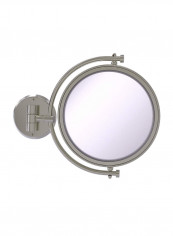 Wall Mounted Swivel Make-Up Mirror Silver