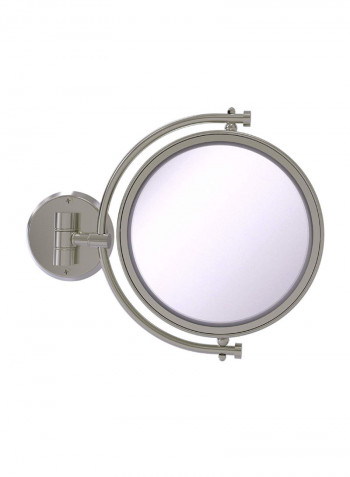 Wall Mounted Swivel Make-Up Mirror Silver