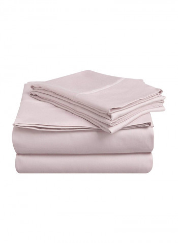 3-Piece Solid Pattern Twin XL Sheet Set Lilac