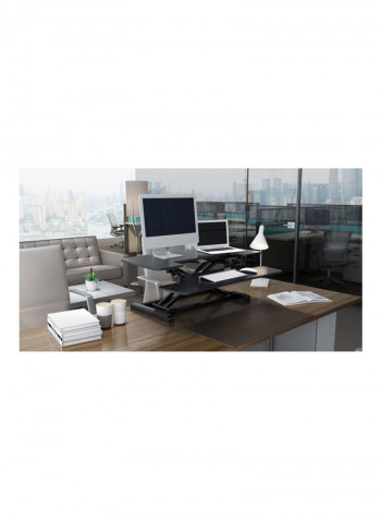Stand Up Converter Desk Black 78x51x20kg