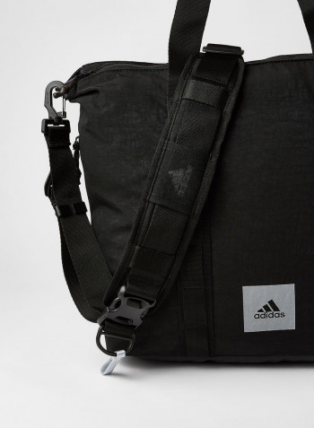 Zipper Style Tote Black
