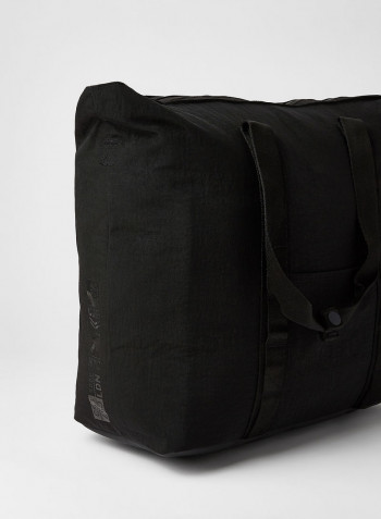 Zipper Style Tote Black