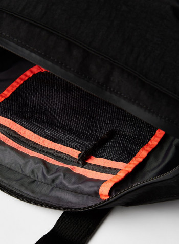 Zipper Style Tote Black