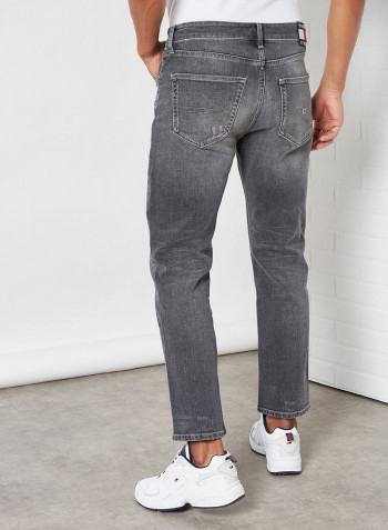 Regular Dad Jeans Grey