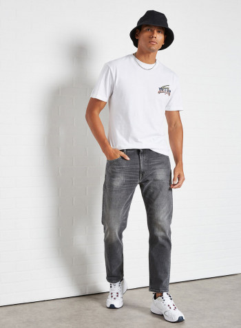 Regular Dad Jeans Grey