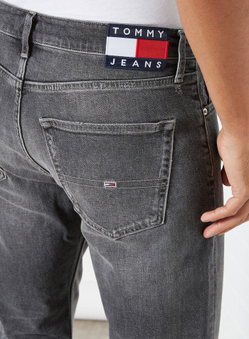 Regular Dad Jeans Grey