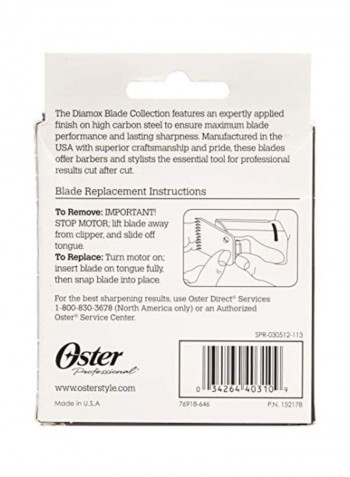 Detachable Clipper Blade For Titan And Turbo77 Black 2.4ml