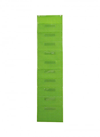 Polka Dotted File Storage With Pocket Green