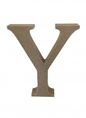 Serif-Shaped Letter Y Grey