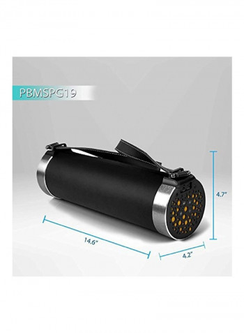 Portable Bluetooth Boombox Set PBMSPG19 Black/Yellow