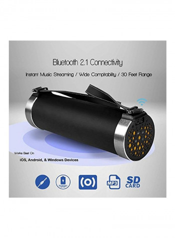 Portable Bluetooth Boombox Set PBMSPG19 Black/Yellow