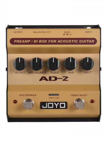 AD-2 Acoustic Guitar Preamp And DI Box