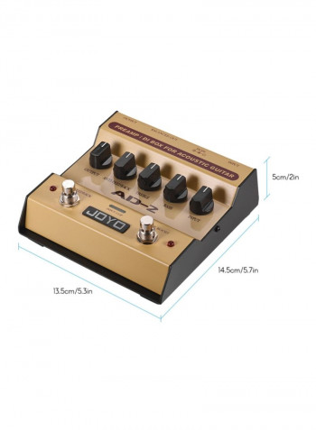 AD-2 Acoustic Guitar Preamp And DI Box