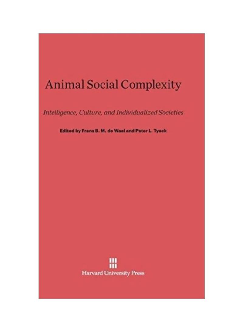 Animal Social Complexity Hardcover