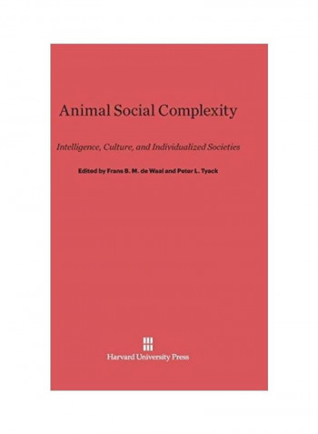 Animal Social Complexity Hardcover