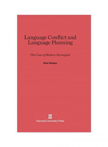 Language Conflict And Language Planning Hardcover