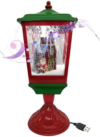 Santa Claus Shaped Hanging Lighting with 3 Lovely Song Multicolour