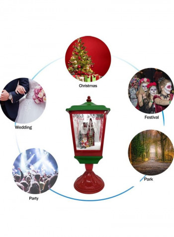 Santa Claus Shaped Hanging Lighting with 3 Lovely Song Multicolour