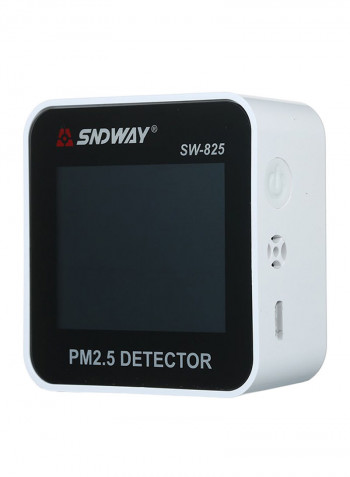 SW-825 Digital Display Air Quality Analyzer White/Black 9.5 x 9.5millimeter