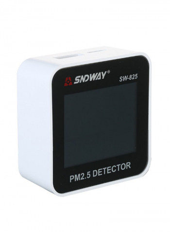 SW-825 Digital Display Air Quality Analyzer White/Black 9.5 x 9.5millimeter
