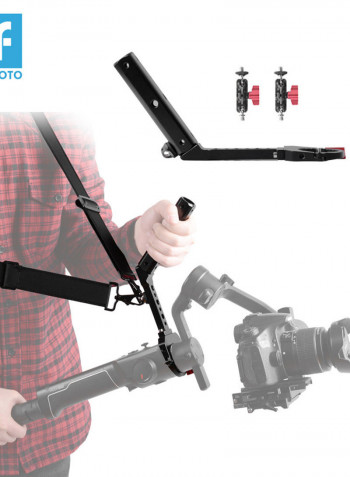 DF Digitalfoto Versatile Handle with Hand Release Strap Black