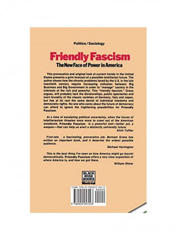 Friendly Fascism!: The New Face Of Power In America Hardcover