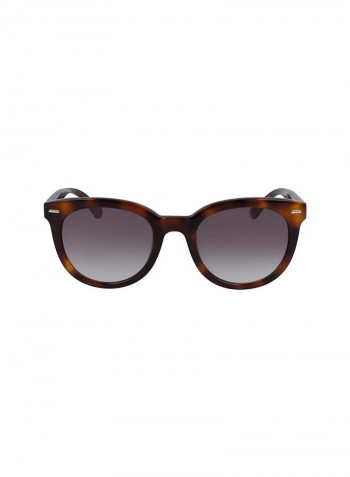 Women's Full Rimmed Round Frame Sunglasses - Lens Size: 51 mm