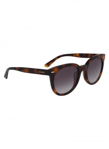 Women's Full Rimmed Round Frame Sunglasses - Lens Size: 51 mm
