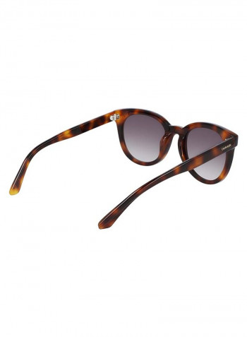 Women's Full Rimmed Round Frame Sunglasses - Lens Size: 51 mm