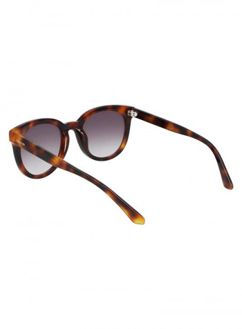 Women's Full Rimmed Round Frame Sunglasses - Lens Size: 51 mm