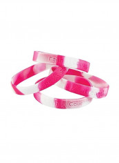 48-Piece Faith And Courage Cancer Awareness Bracelet Set