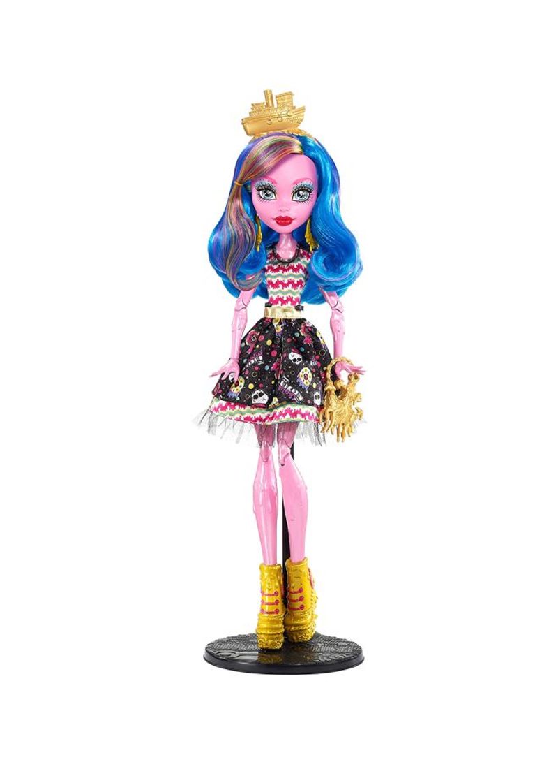 Monster High Fbp35 Shriekwrecked Gooliope Jellington Doll 9.5x24x38.5cm