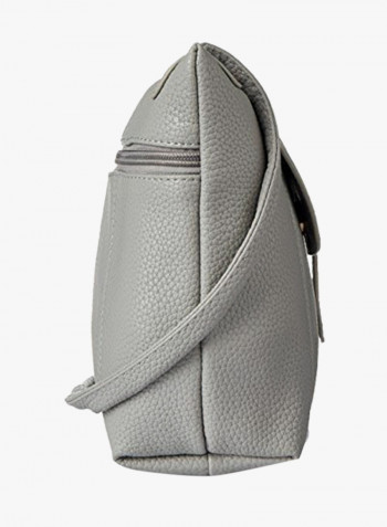 Polyester Blend Crossbody Bag LWSL00236GREY Grey