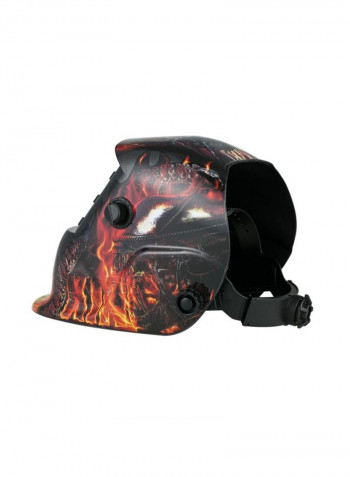 Solar Power Auto Darkening Welding Helmet Yellow/Black 33.5x23.9x24.6centimeter