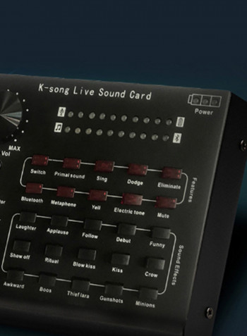10-Piece R8 Live Sound Card Set Black/Red/White