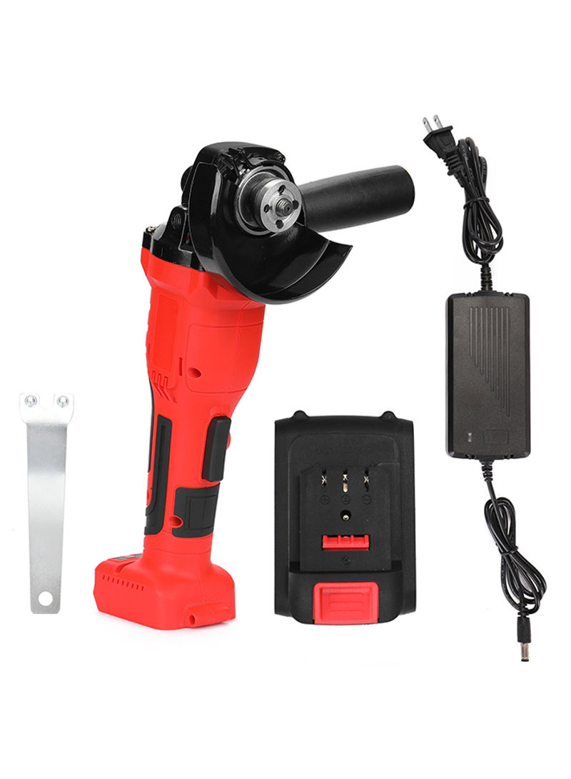 780W Brushless Cordless Impact Angle Grinder Variable Speed Cutting Machine Red/Black 31.0 x 13.0 x 9.0cm
