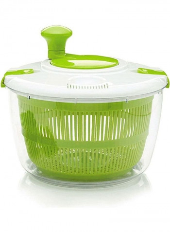 3-Piece Vegetable Fruit Dipper Drain Basket Green/White