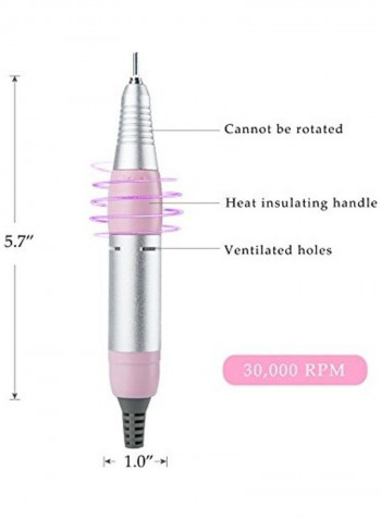 Professional Electric Nail File Drill Machine وردي