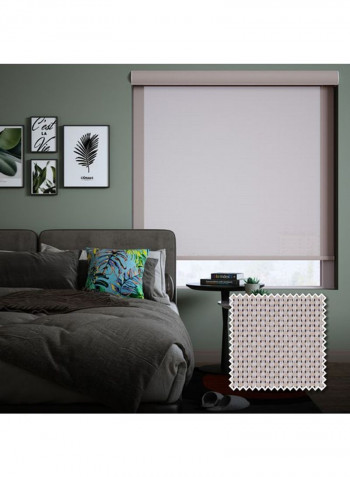 Single Sunscreen Collection 1 Blackout Window Shade Beige/White 160x150cm