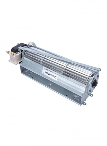 Replacement Fireplace Blower Fan Kit Silver 12.5x3.5x4inch