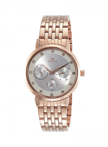 Women's Water Resistant Stainless Steel Analog Watch 2569WM02