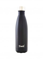 Insulated Stainless Steel Bottle Black/Silver 25ounce