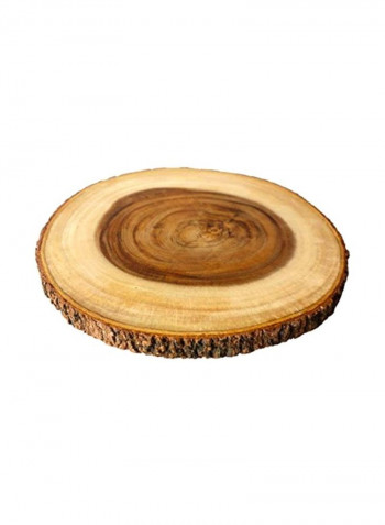 Wooden Cutting Board Brown/Beige 14x16inch