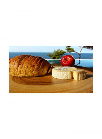 Wooden Cutting Board Brown/Beige 14x16inch