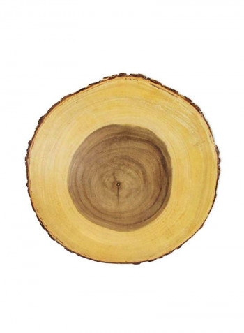 Wooden Cutting Board Brown/Beige 14x16inch