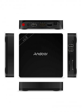I68 4K Smart TV Box V142 Black