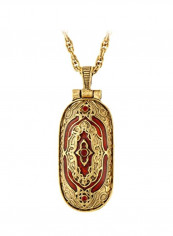 14 Karat Gold Open Enclosed Crucifix Pendant