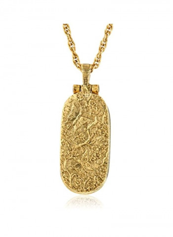 14 Karat Gold Open Enclosed Crucifix Pendant